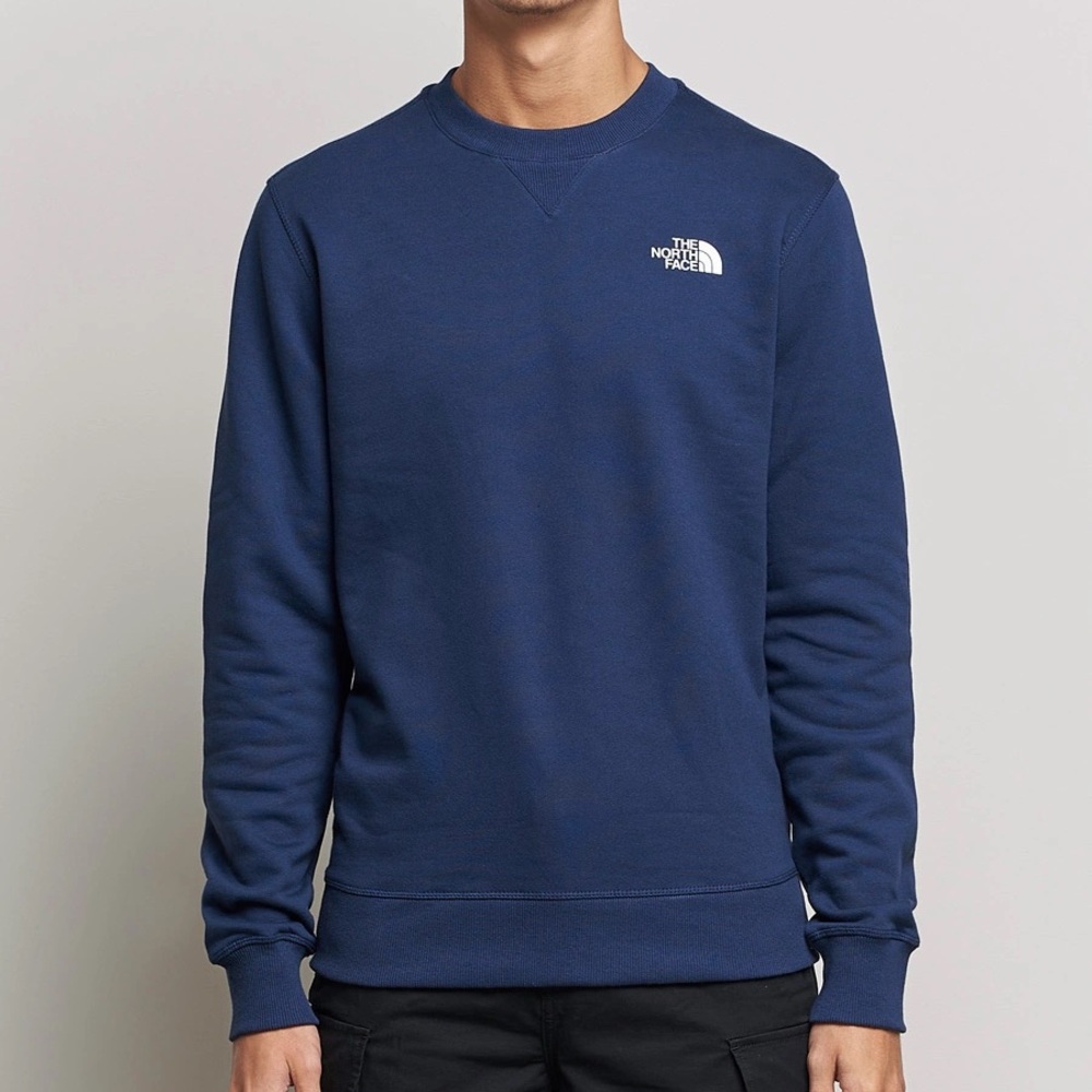 The North Face Men's Evolution Oversize Crew Sweatshirt in Summit Navy